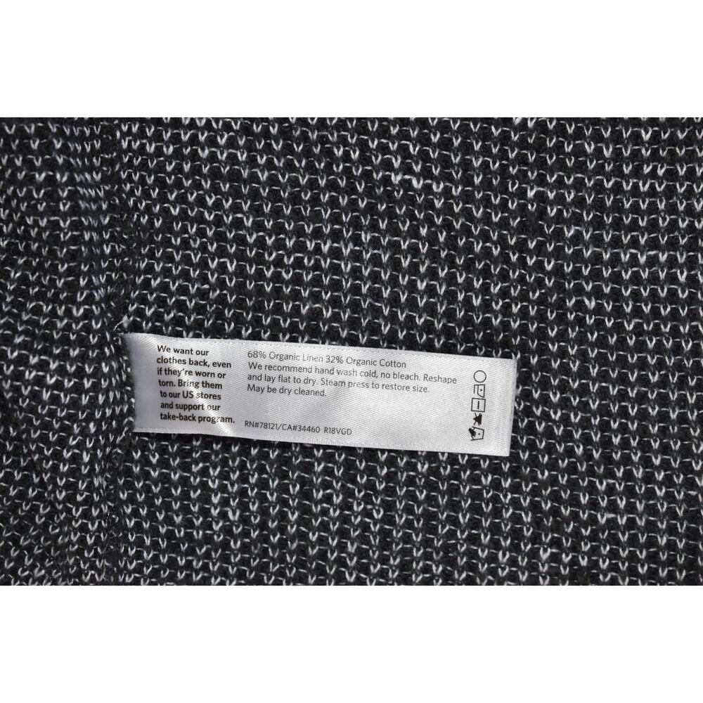 A5 Auth EILEEN FISHER Organic Linen Organic Cotton 2 Tone Box Top Sweater Size S - Picture 8 of 8